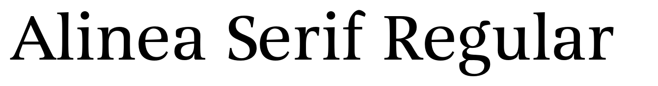 Alinea Serif Regular